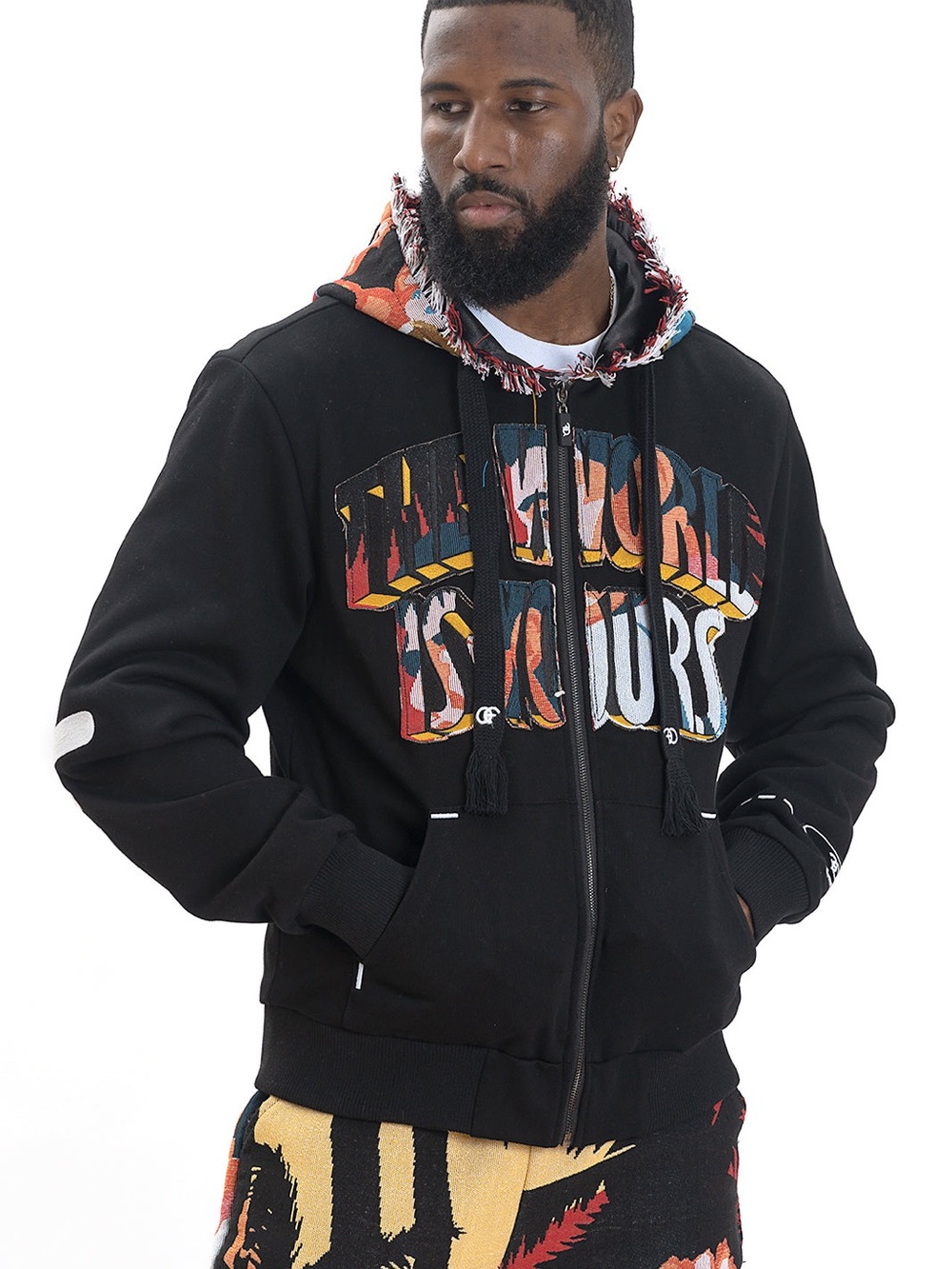 WORLD IS YOURS BLACK HOODIE